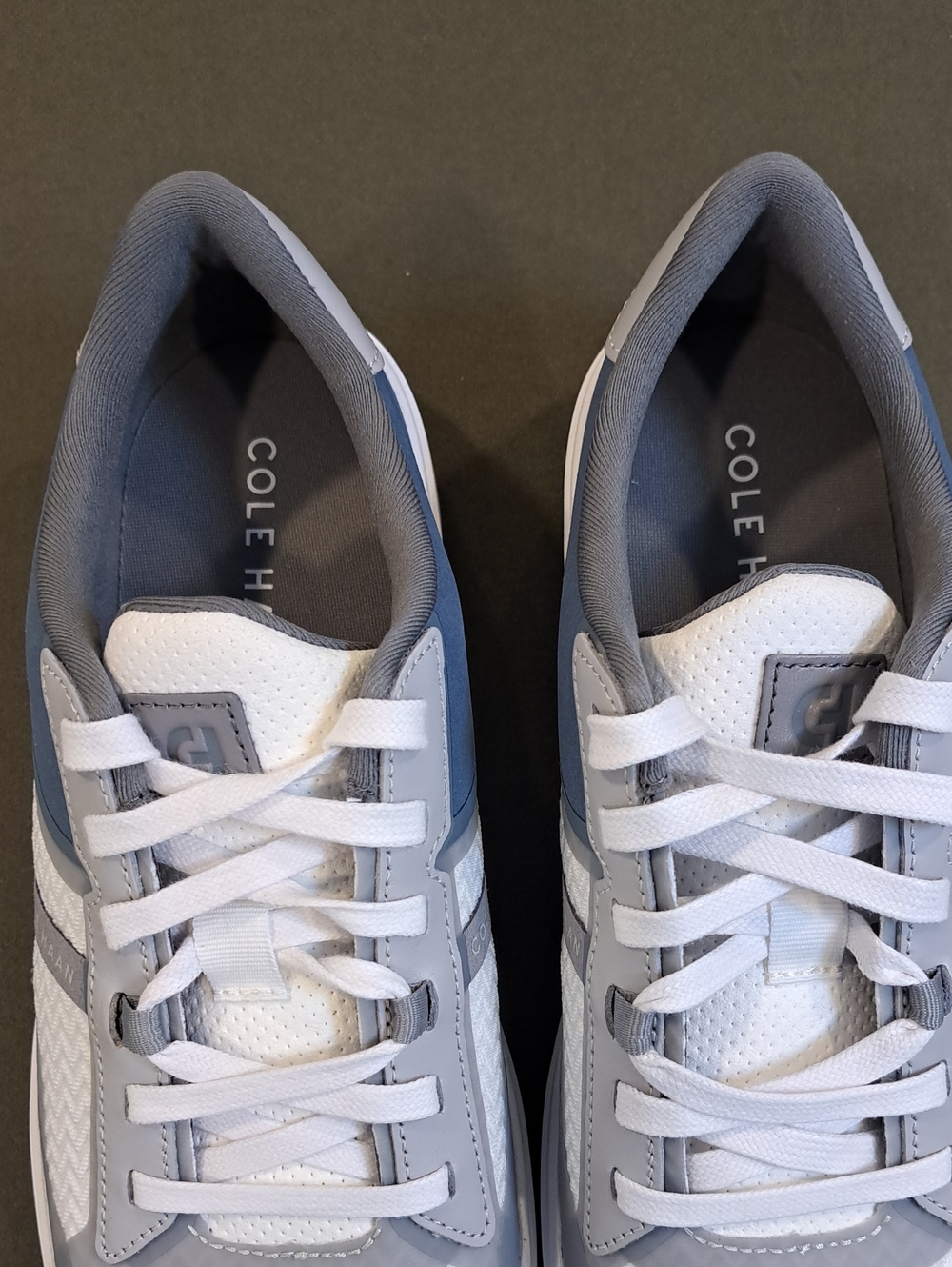 Cole Haan Grand Crosscourt Winner Sneaker - Sea Stone/Blue/White - Men's 11.5 - Picture 3 of 10